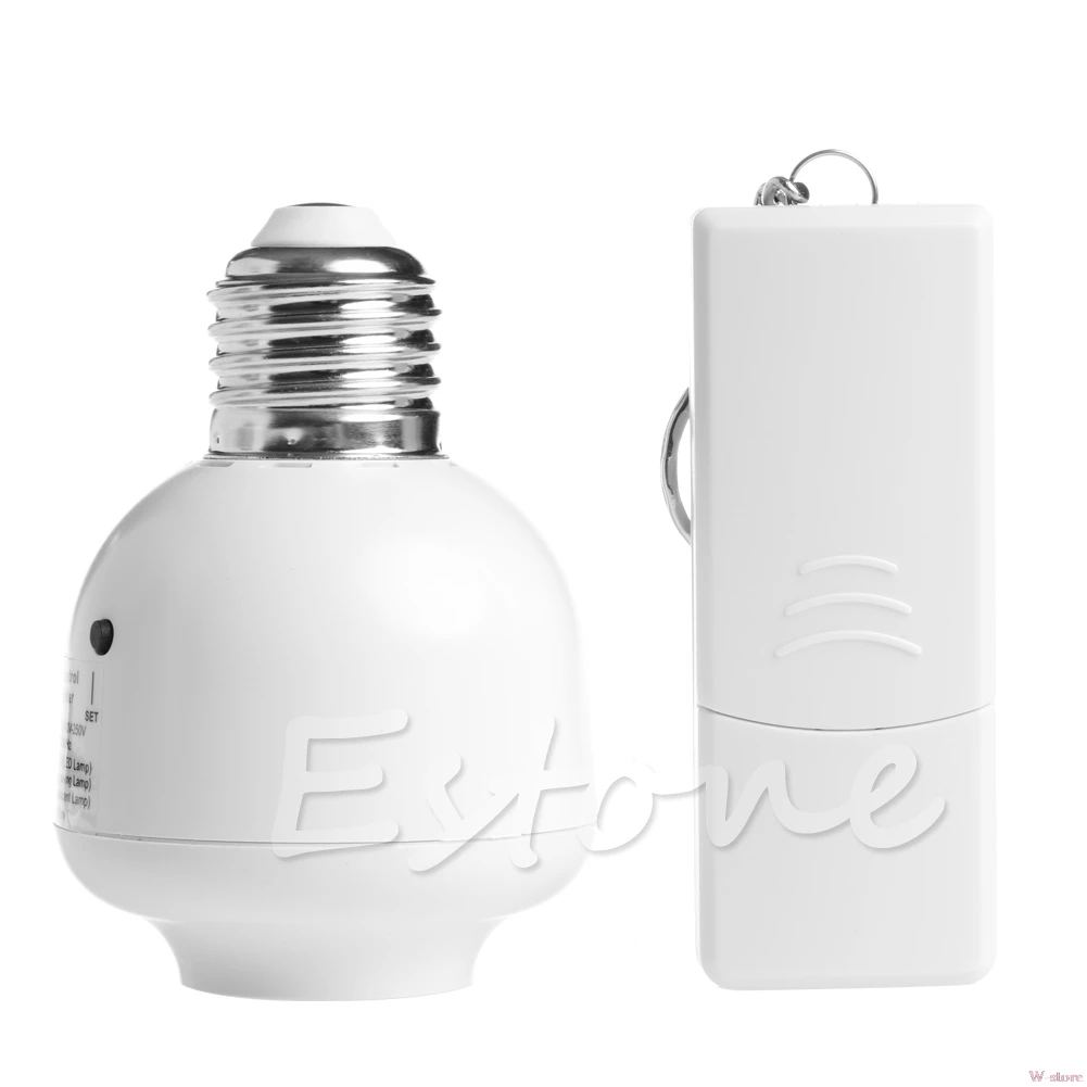 

2018 10M Wireless Remote Control E27 Screw Light Lamp Bulb Holder Cap Socket Switch W-store Oct12-B