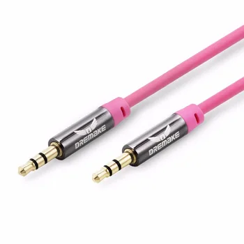 

DREMAKE Jack 3.5 mm Gold Plated Stereo Aux Cable Male to Male Audio Extension Cable 3FT 6FT 10FT 15FT for Speaker Headphone Car