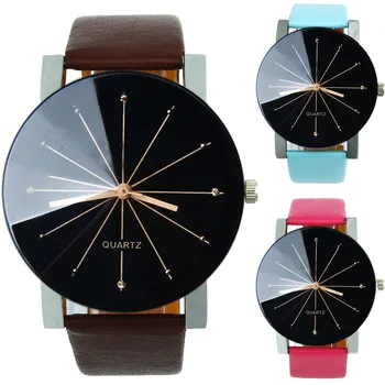 

2020 fashion branded watches 1Pair watch men and women watches Quartz Dial Clock PU Leather Wrist Watch relogio Hot Sales