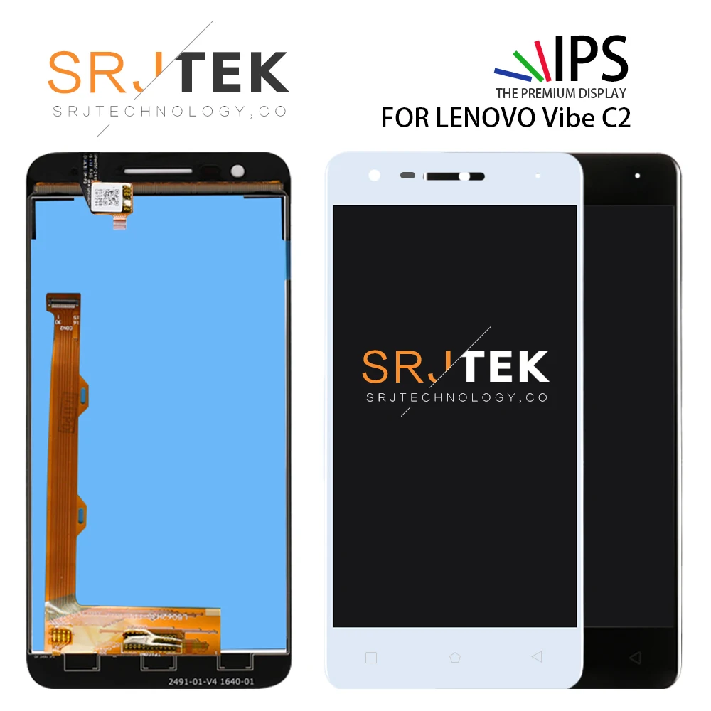 

LCD For Lenovo K10A40 C2 Display Touch Panel Screen For Digitizer for Lenovo Vibe C2 LCD Display Matrix Assembly Lens 5.0 Frame