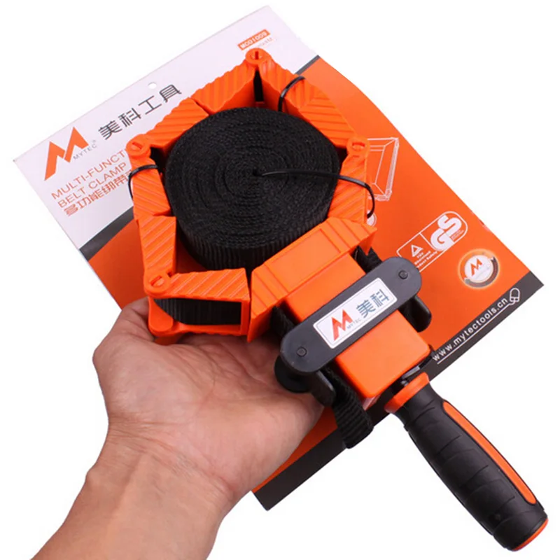 

4M Pure Nylon Strap Clip Multifunction Blet Clamp Adjustable Band Corners Polygonal for Woodworking Picture Framing Art Craft