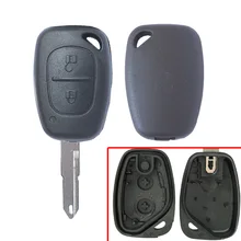 2 кнопки дистанционного ключа для Renault пульт дистанционного управления с NE73 лезвия 10 шт./лот