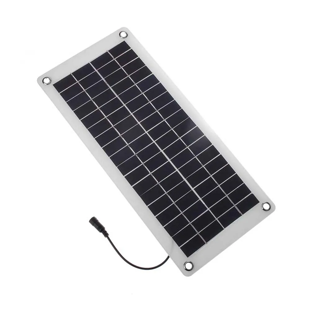 Солнечная панель 15 Вт Output12V/5 В полугибкая профессиональная солнечная панель эффективная+ 5 В usb-кабель для зарядки Солнечный двигатель аккумуляторные батареи