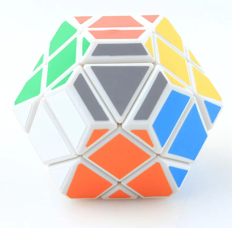 Diansheng НЛО странные Форма Кубик Рубика для профессионалов головоломка на скорость кубики обучающая красочная игрушки для детей - Цвет: White