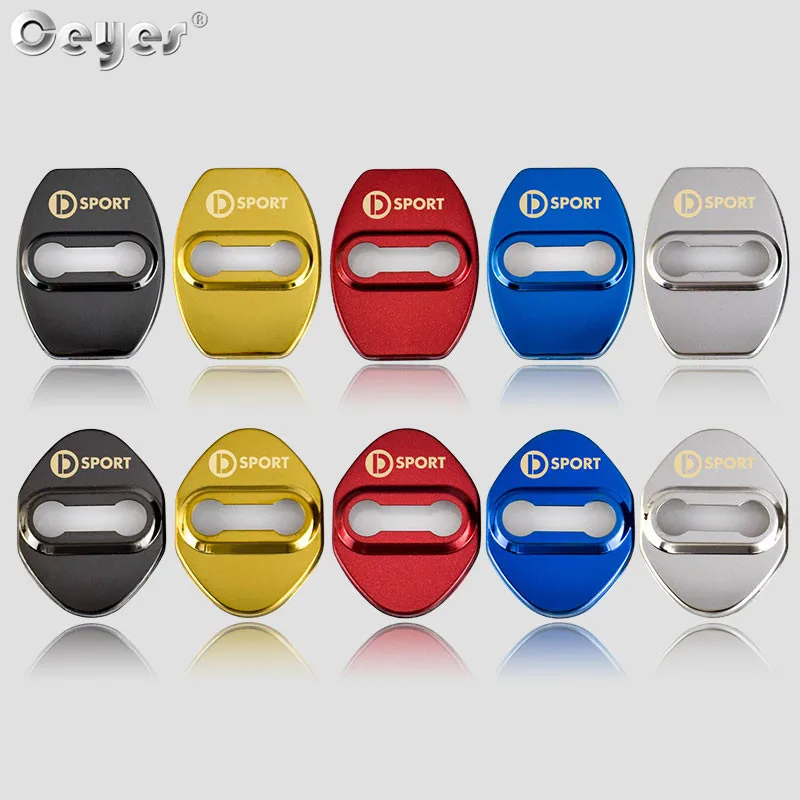 

Ceyes Car Styling JDM Door Lock Cover Accessories Case For Daihatsu D Sport Logo Terios Sirion For Mazda Auto Buckle Car-Styling