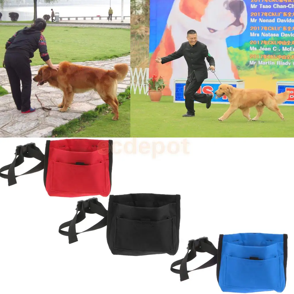 Buy Portable Pet Dog Treat Pouch Food Snack Bag Feed