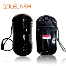Qolelarm 1110-240 В AC powered Открытый Беспроводной Фотоэлектрический балки сенсор, 2 Балки, 100 м, 315 МГц/433MZ для дома сигнализации системы комплект