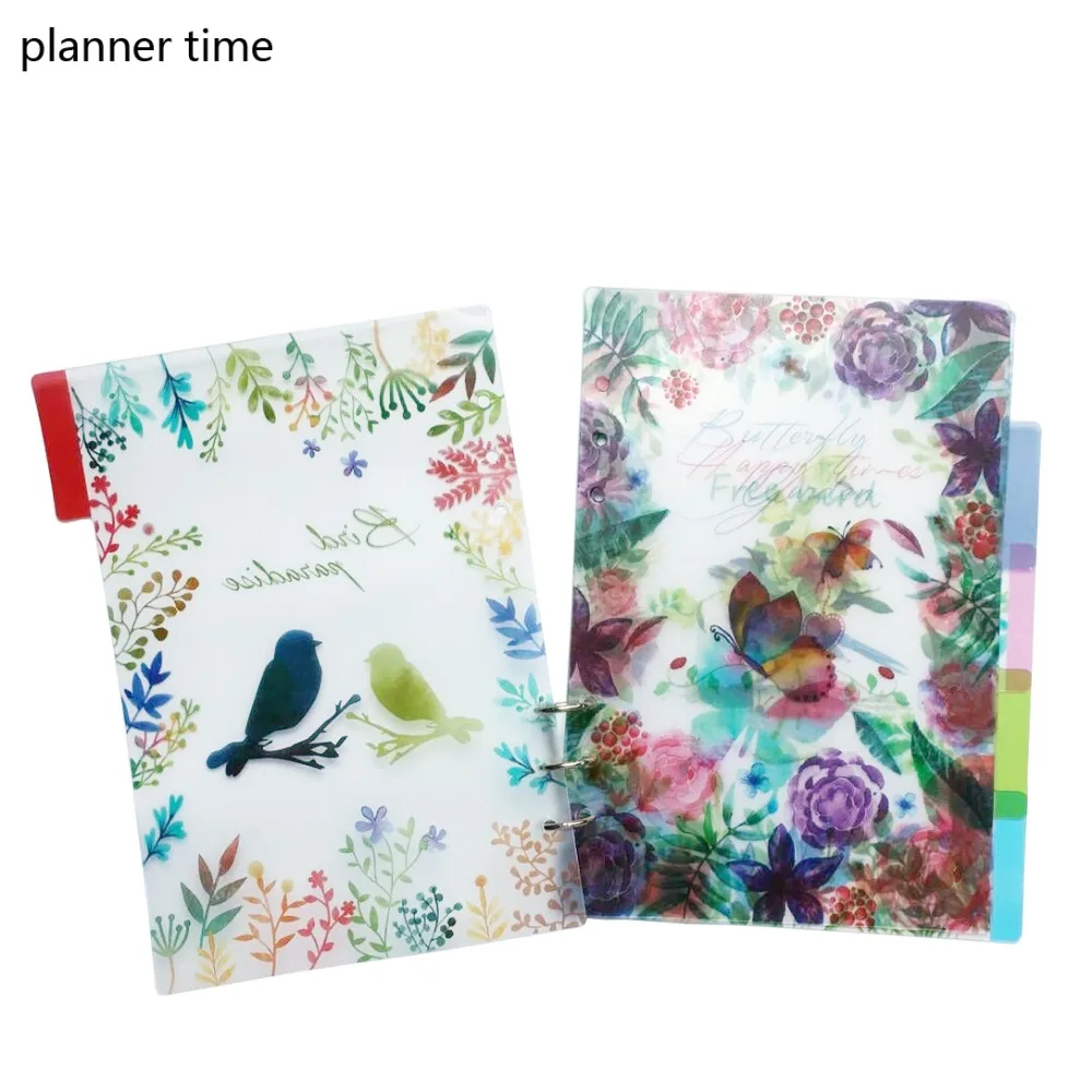 Planner Time A5/A6 6 Holes Colored Notebook's Index Page 5pcs/set Matte Spiral Book Category Page Office Planner Accessories Planner Time A5/A6 6 Holes Colored Notebook's Index Page 5pcs/set Matte Spiral Book Category Page Office Planner Accessories