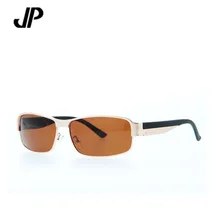 JP marca gafas de sol Polarizadas de los hombres gafas de sol de Aleación Al-mg gafas de sol Ultraligero Azul Recubrimiento gafas de sol gafas de sol