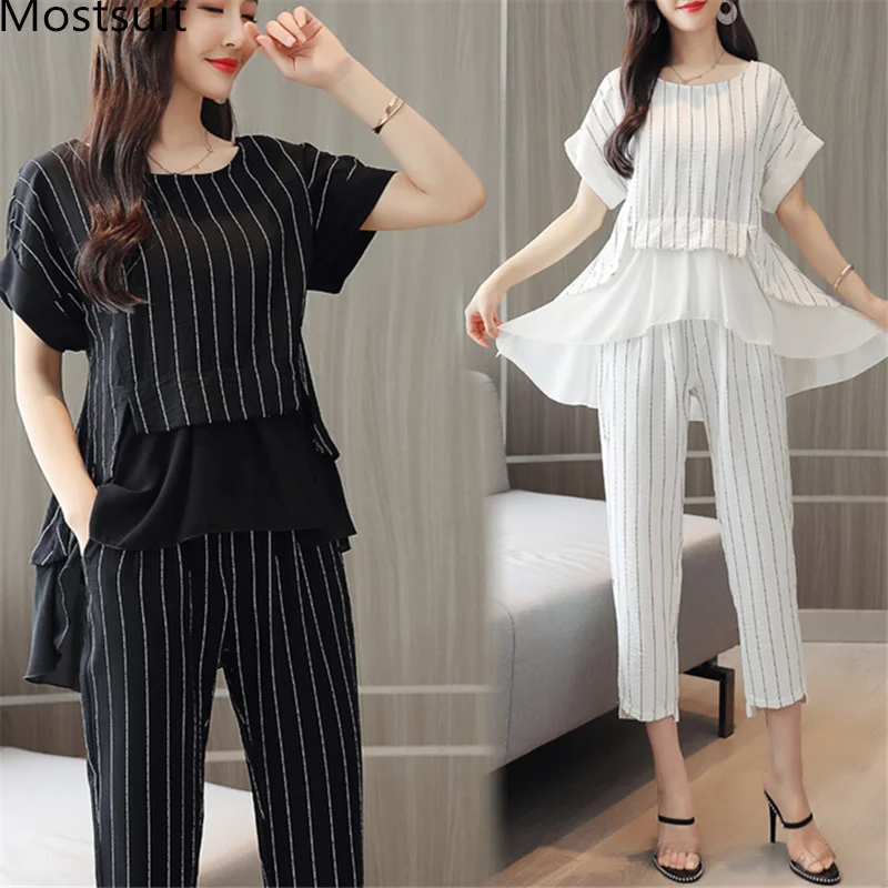 plus size white linen pants suit