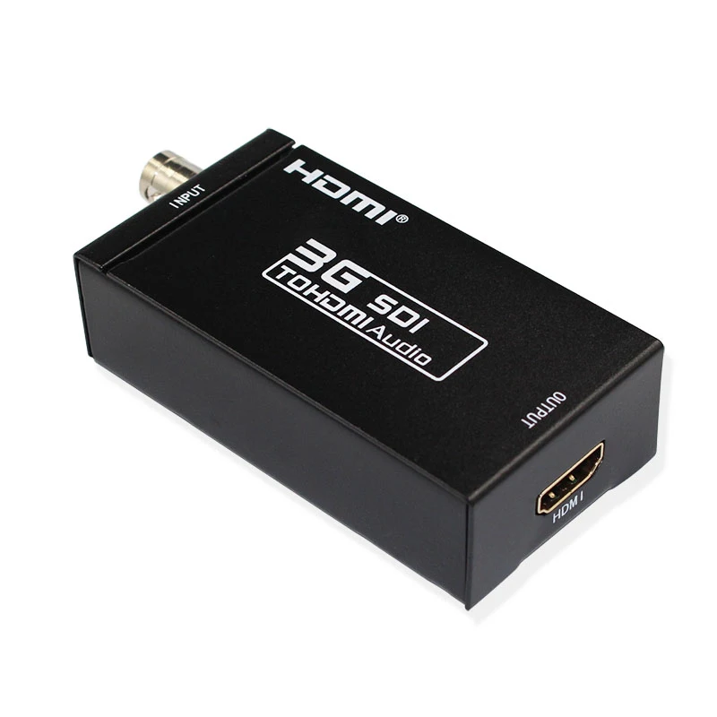 Мини SDI в HDMI конвертер адаптер 720 1080P SDI2HDMI BNC 3G-SDI HD-SDI сигналы, показывающие на дисплее для камеры HDTV монитора
