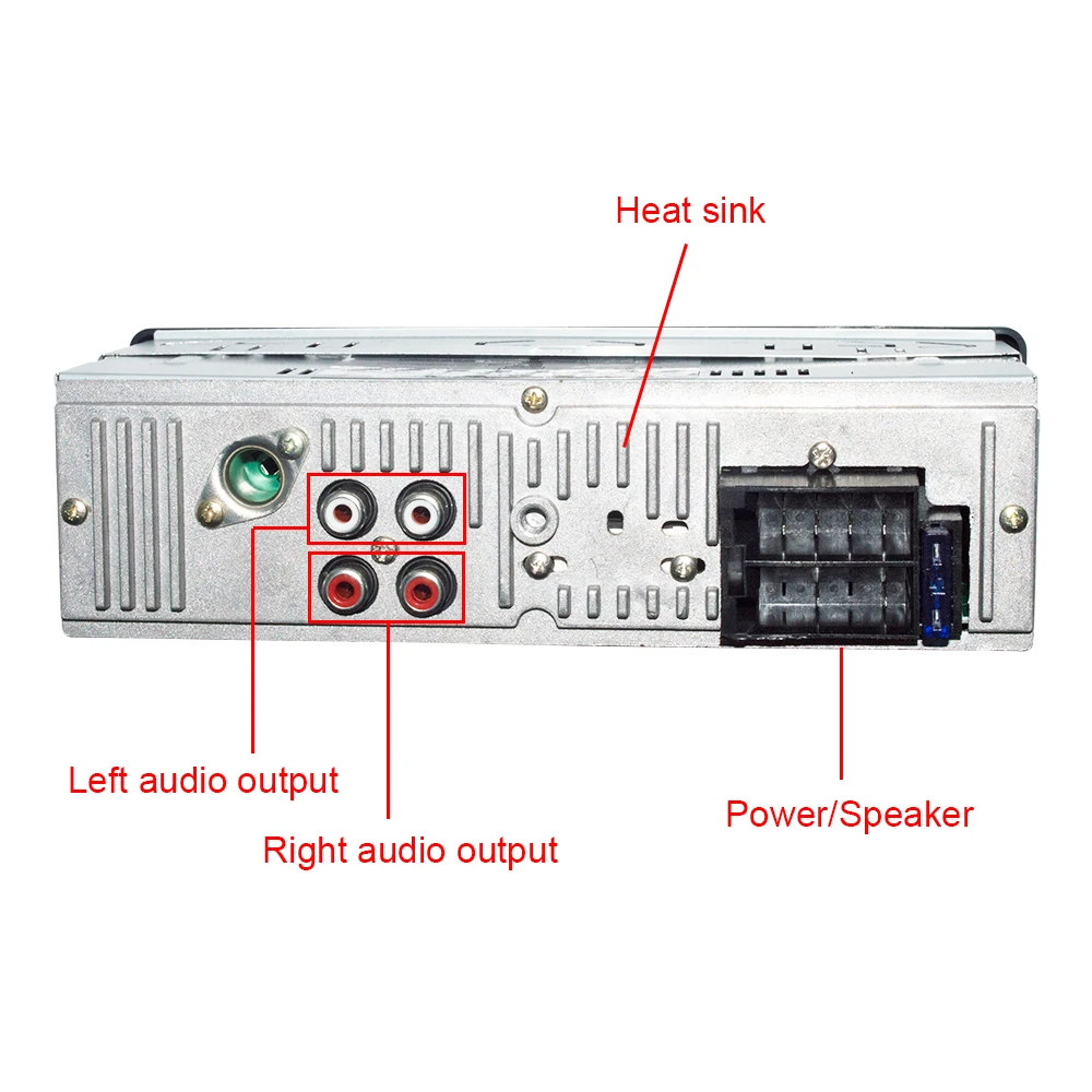 Hippcron автомобиля радио MP3 плеер FM аудио ISO Вход музыка цифровой стерео Bluetooth 60 Вт х 4