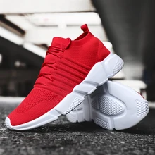 New Flying Weave Super Light font b Men s b font Running font b Shoe b