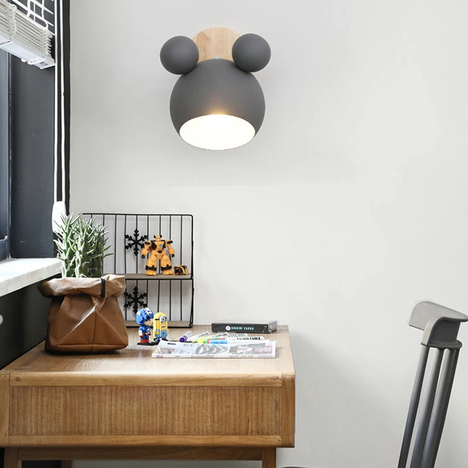 Lâmpadas de Parede para Sala Sala de Estar do Hotel Simples Criativo E27 Wall Light Decoração Nordic Designer de Estar do Hotel Corredor Restaurante Café Bar 6 parede nordic designer cor lâmpada de parede