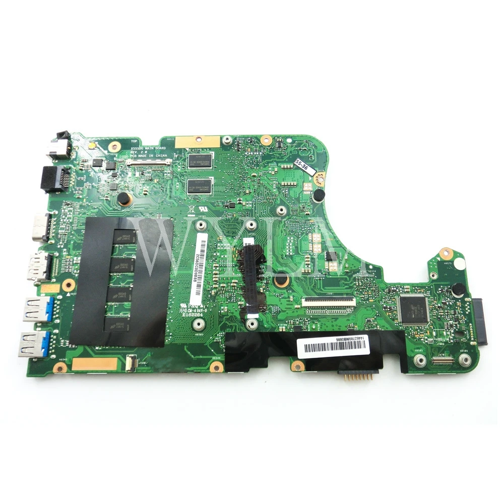 X555YI A4-7210CPU 4 GB RAM اللوحة REV2.0 ل ASUS X555D A555D X555DG X555YI اللوحة المحمول اختبارها العمل 90NB09C0-R00020