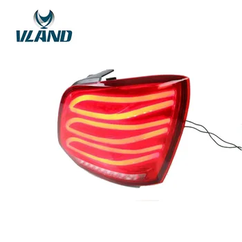 

VLAND Factory For Auto Tail Lamp For Polo LED Taillight 2013 2014 2015 With LED Moving Signal Light+Plug And Play Led Tail Light