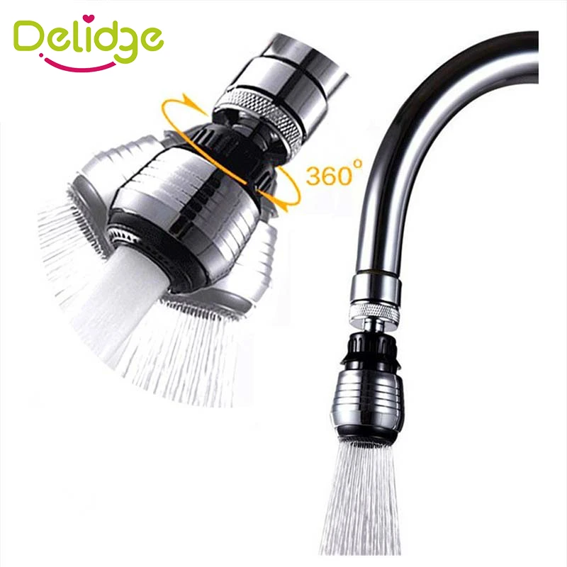 

Delidge 1Pcs 360 Degree Faucet Nozzle Filter Sink Water Saving Tap Aerator Diffuser Kitchen Bathroom Accessories