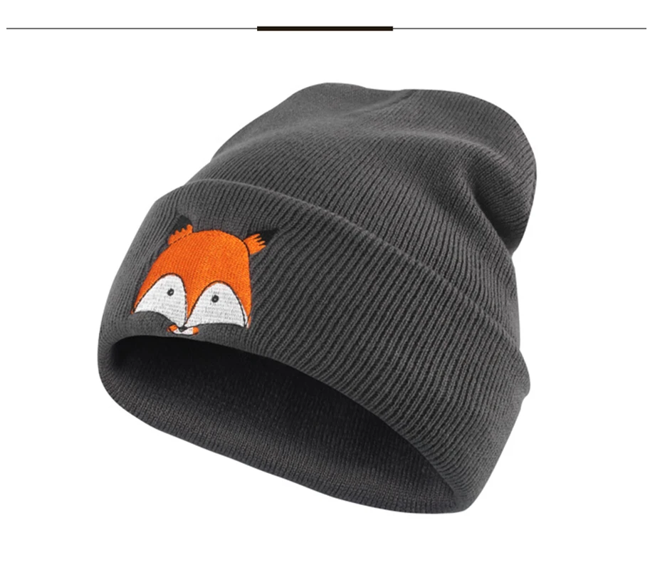 ADK Embroidery Men Women'S Cap Cartoon Fox  Fashion Brand 2018 New Casual High Quality Hat _02