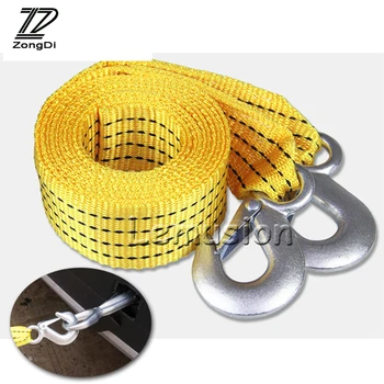

ZD 1set Car Accessories For Kia Rio 3 Ceed Toyota Corolla 2008 Avensis C-HR RAV4 Mazda 3 6 3 Meters 3Tons Car Trailer Rope Hook