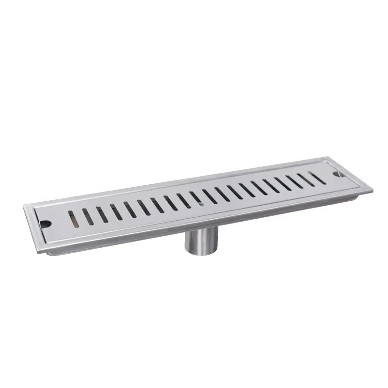 

ITAS1107 stainless steel rectangle bathroom deodorization type Large drainage volume balcony street garden 20/30/40/50/60CM