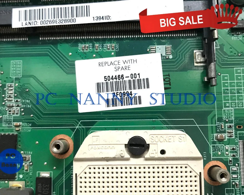 Blog  PCNANNY 504466-001 for HP Touchsmart TX2 Laptop motherboard DDR2 with cpu tested