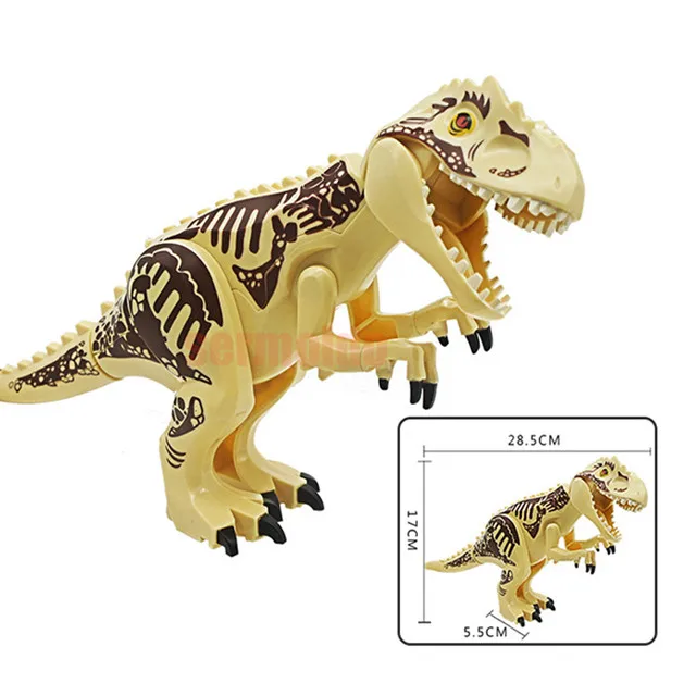 Legoings jurassic World Park Dinosaur world Figures Tyrannosaurs Rex Building Blocks baby Toys For Children Marvel BKX32