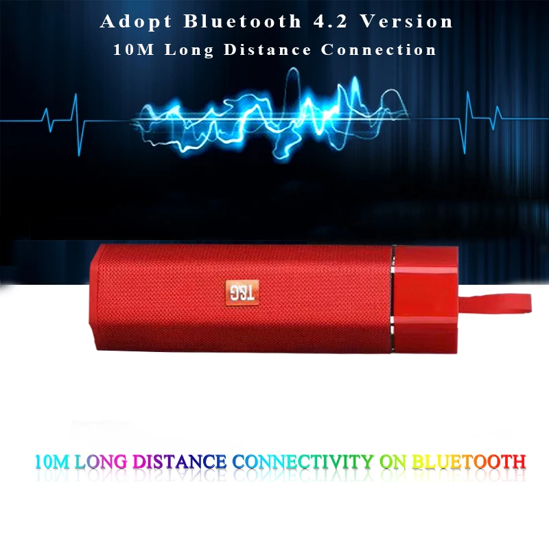

Wireless Bluetooth Speaker Waterproof Portable Outdoor Mini Column Speaker Support FM Radio TF card Stereo HiFi Subwoofer Boxs