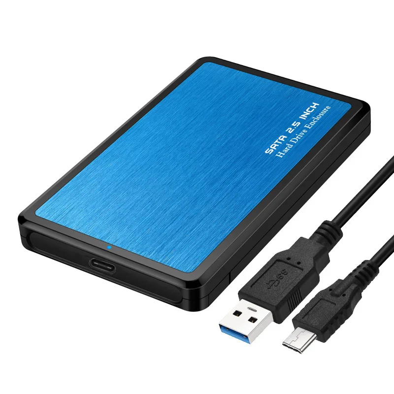 2," USB 3,0 SATA Hd Box HDD жесткий диск Внешний корпус SSD, HDD металлический корпус инструмент 5 Гбит Поддержка 2 ТБ UASP протокол