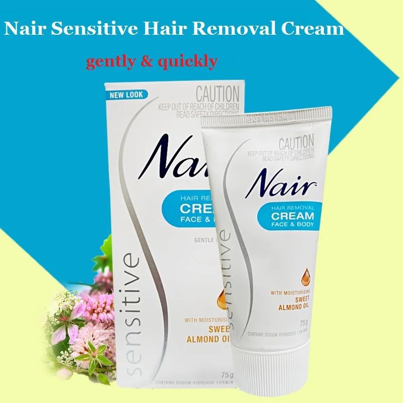 Original Australia Nair Sensitive Hair Removal Cream Gently & quickly remove hair around sensitive areas Cream for Hair Remover