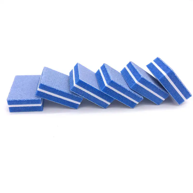 Blue 200X одноразовая губка пилка для ногтей 100/180 наждачная бумага красота Полировочный блок для ногтей педикюр маникюрные аксессуары для ногтей, инструменты - Цвет: Blue