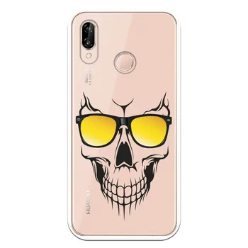 

Stand case skull costume drawing WP014 for Huawei P20 Lite