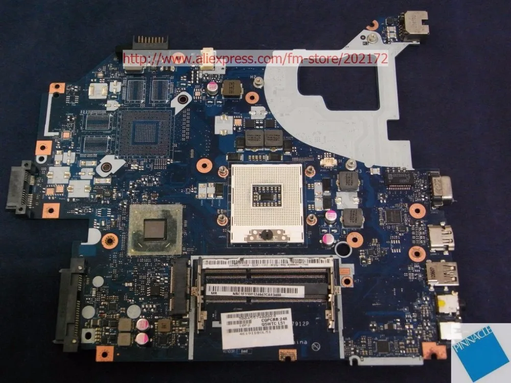 

NBC1F11001 Motherboard for Packard Bell EasyNote TE11 TV11-HC TV43-HC TV44-HC TV44-HR LA-7912P Q5WTC L51