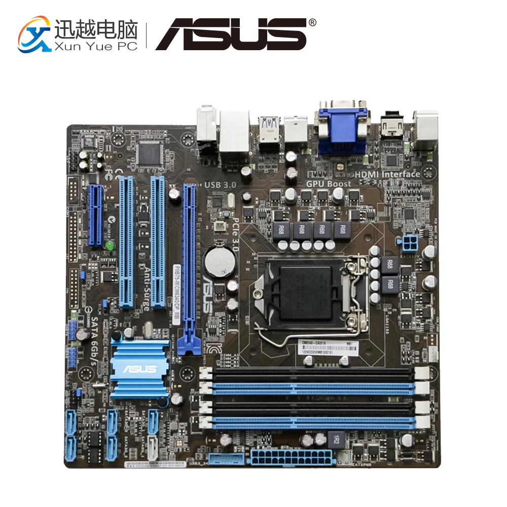 

Asus P8B75-M DP Desktop Motherboard B75 Socket LGA 1155 i3 i5 i7 DDR3 SATA3 USB3.0 uATX On Sale