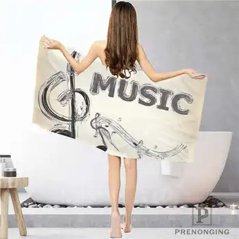 

Custom mmusic note (1) Bathroom Washcloth Towels Face Towel/Bath Towel Shower Towels Size 33x74cm/72x143cm#18-12-16-01-36