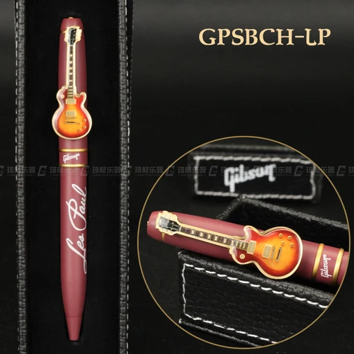 Официальный GIBSONGUITAR логотип ручка с коллекционером чехол, Les Paul, подголовник, Flying-V - Цвет: LP