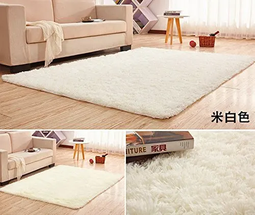 

Large Size Silk Wool Area Rug 200x300CM Living Room Carpet Soft Warm Rug for Kids Floor Mat Bedroom Wool Rug Non Slip Carpet Rug