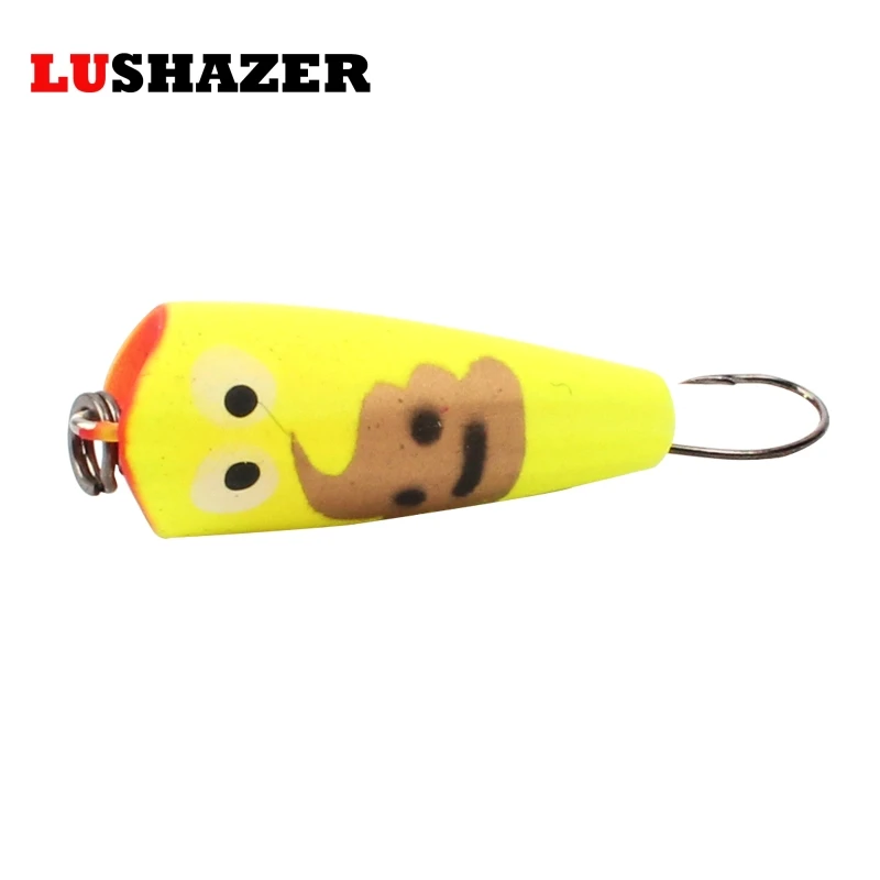 LUSHZER popper Рыбная 2 5 см 1 2g Ангело воблер приманка для рыбы приманки рыболовные