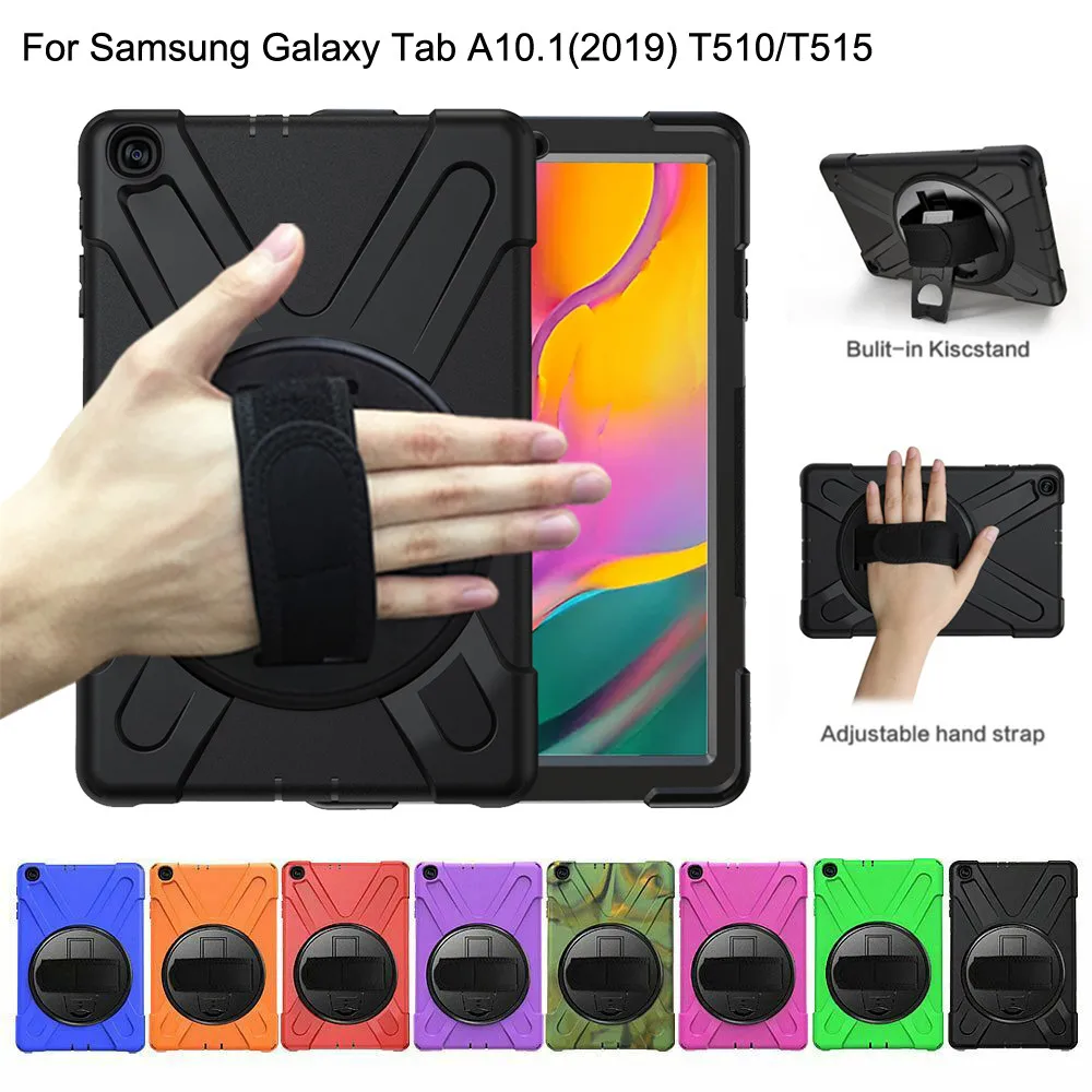 Ударопрочный чехол на лямках поворотный для планшета умный Samsung Galaxy Tab A10.1(2019)