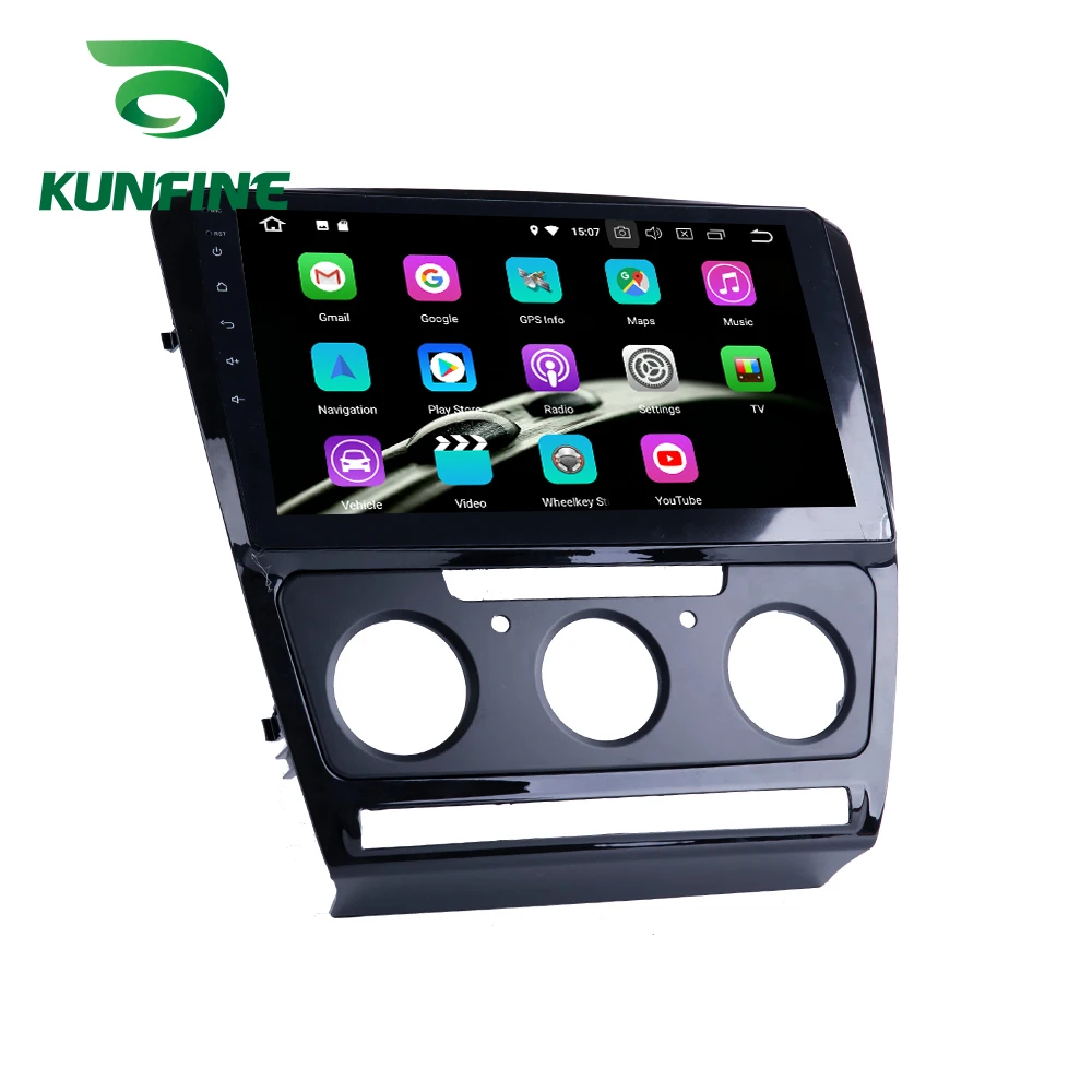 Discount Android 9.0 Ram 4G Rom 64G PX6 Cortex A72 Car DVD GPS Multimedia Player Car Stereo For Skoda Octavia 2007-2013 MT/AT Radio 3