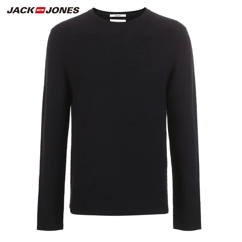 Online JackJones jersey de lana de ajuste delgado para hombre jersey de manga larga casual 218324521 superior para hombre