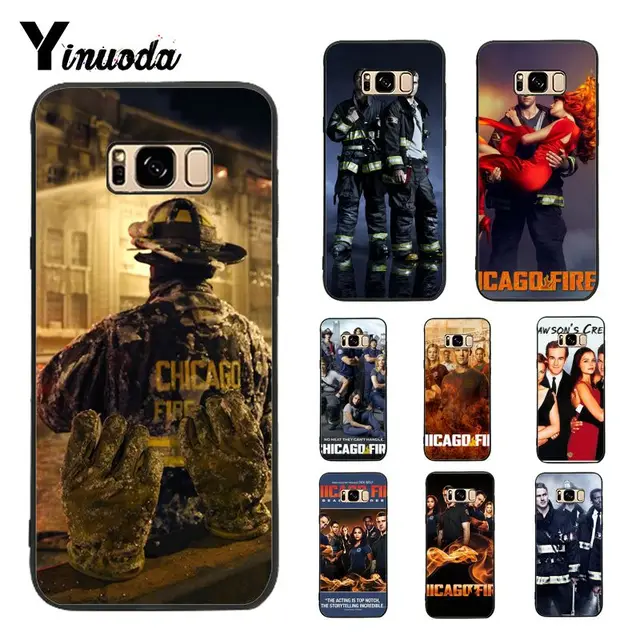 Best Price Yinuoda Case for Galaxy S9 Chicago Fire TV show Painted Cover Style Design Phone Case For Samsung Galaxy S4 S5 S6 S7 S8 S9
