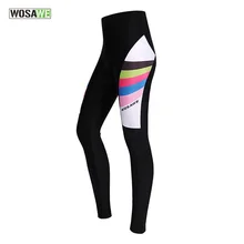 WOSAWE женские весенне-летние велосипедные штаны дышащие гелевые мягкие MTB дорожный велосипед длинные брюки спортивные велосипедные брюки колготки одежда