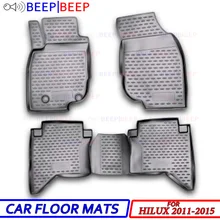 Для Toyota Hilux 2011- автомобильные коврики ковры автомобильные коврики водонепроницаемый пылезащитный Стайлинг Защита интерьера