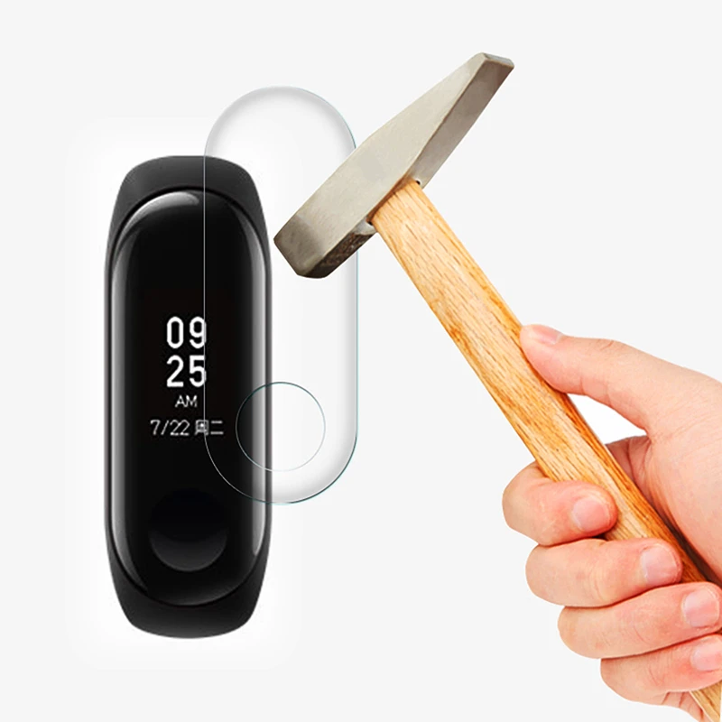 5 шт. Защитная пленка для экрана Xiaomi Mi Band 3 2 смарт браслет полное покрытие защитные