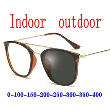 Близорукость фотохромные солнцезащитные очки готовой leopard Для женщин оправа для очков от близорукости с цвет линзы солнцезащитные очки близорукость очки FML