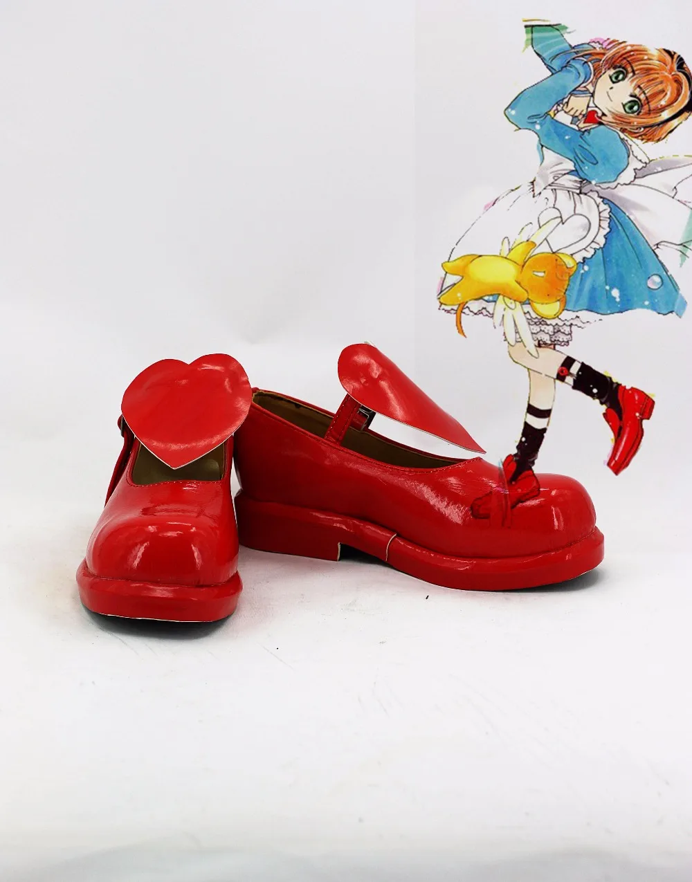 Cardcaptor Sakura Kinomoto Сакура ботинки для костюмированной вечеринки вечерняя Обувь с рисунком из аниме индивидуальный заказ