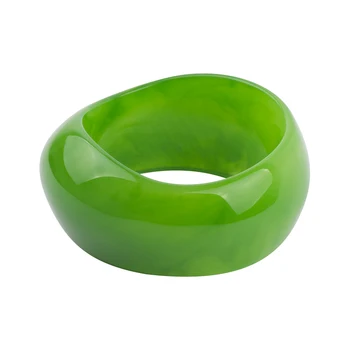 

GuanLong 2017 New Geometric Irregular Resin Wide Bangles Brazaletes Pulseras Mujer Jewelry 7 Colors