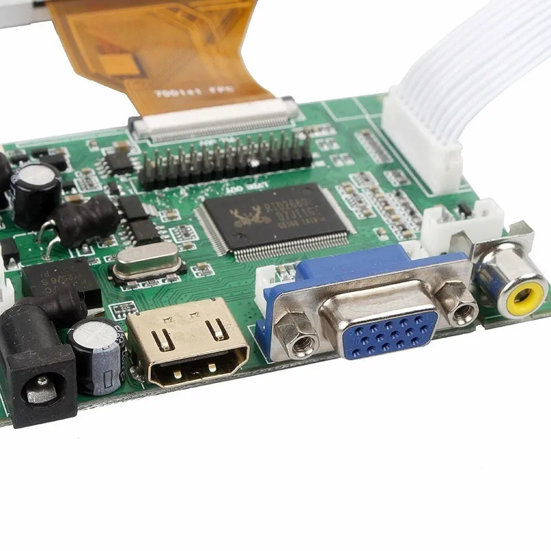 7 дюймовый ЖК экран Srjtek 800*480 AT070TN90 V.1 плата драйвера монитора с дистанционным