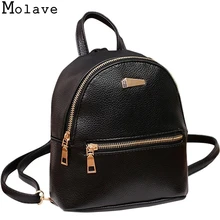 MOLAVE рюкзак, Модный женский мини-рюкзак из искусственной кожи, школьный рюкзак для девушек, дорожная сумка mochilas mujer415