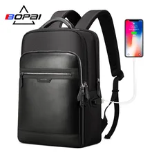 BOPAI, скрытый рюкзак на молнии с защитой от кражи для мужчин, деловой рюкзак, студенческий Школьный рюкзак, компьютерные мужские рюкзаки для ноутбука